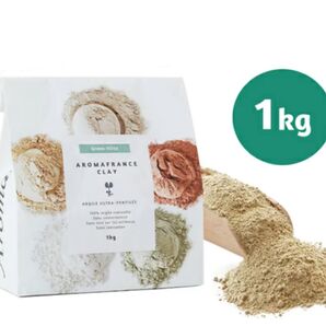【お買い得】アロマフランス クレイ グリーンイライト 1kg Aroma France クレイパック 泥パック クレイセラピー