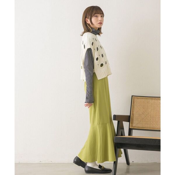 RETRO GIRL レトロガール グリーンマーメイドスカート 新品