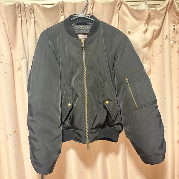alexia stam Fur Hooded Bomber Jacket /ファーフーディーボンバージャケット MA-1 ブルゾン
