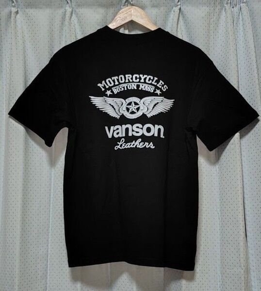 【新品】バックプリント半袖Tシャツ/カットソー サイズL ブラック メンズ向き ※お値引き歓迎 No.11