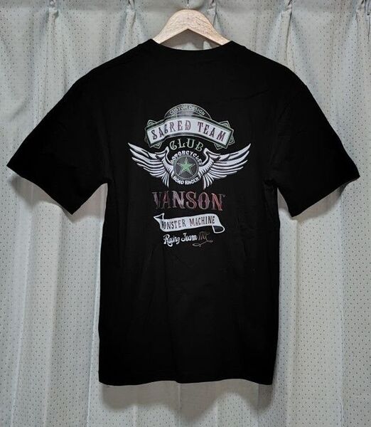【新品】バックプリント半袖Tシャツ/カットソー サイズL ブラック メンズ向き ※お値引き歓迎 No.10