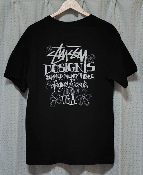 【新品】バックプリント半袖Tシャツ/カットソー サイズL ブラック メンズ向き ※お値引き歓迎 No.2