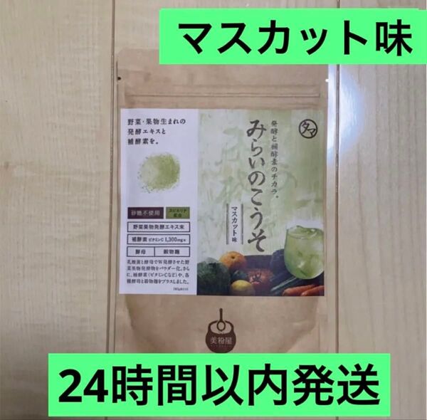 【新品未開封】 みらいのこうそ マスカット味 100g タマチャンショップ
