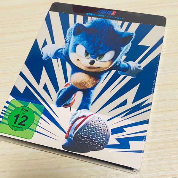 凹みなし 新品未開封 日本語 字幕 吹き替え 収録 スチールブック ソニック x シャドウ 4K ブルーレイ 特典映像あります
