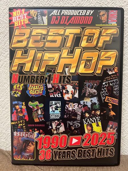 BEST OF HIPHOP 1990→2025!3枚組DVD