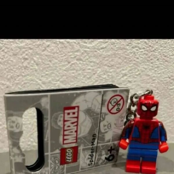 レゴ ミニフィグ LEGO キーチェーン キーリング キーホルダー スパイダーまん MARVEL Spider-Man マーベル