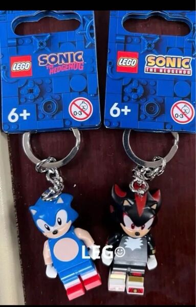 ソニック キーホルダー レゴ キーリング シャドウ・ザ・ヘッジホッグ LEGO sonic