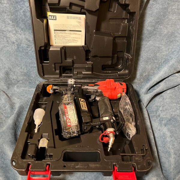 MAX 高圧 ねじ打機 ターボドライバ マックス HV-R41G5-G ビス打ち機 エアー工具 コンプレッサー用