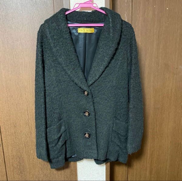 CECIL McBEE セシルマクビー コート 黒 ブラック Mサイズ