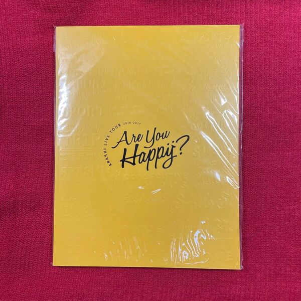 嵐 Are You Happy? パンフレット 大野智 櫻井翔 相葉雅紀 二宮和也 松本潤