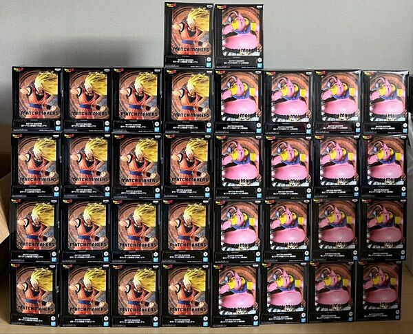 ドラゴンボールZ 孫悟空 魔人ブウ MATCH MAKERS フィギュア 34個セット