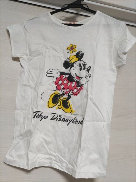 Tシャツ 半袖Tシャツ ディズニーランド 古着 ミニー 80年代 レトロ レディース m s コレクション 昭和レトロ
