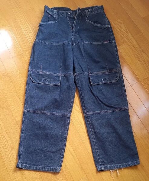 hoboデニム カーゴパンツ ネイビー