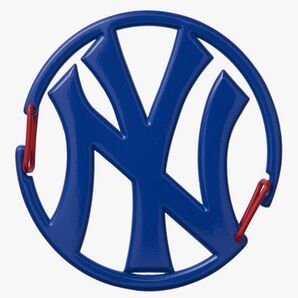メタルカラビナキーチェーン カラビナ キーチェーン MLB ブルー ヤンキース
