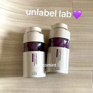 新品★unlabel labアンレーベル ラボ EXバウンス シャンプー+トリートメント 各400ml♪ムーンリットラベンダー♪