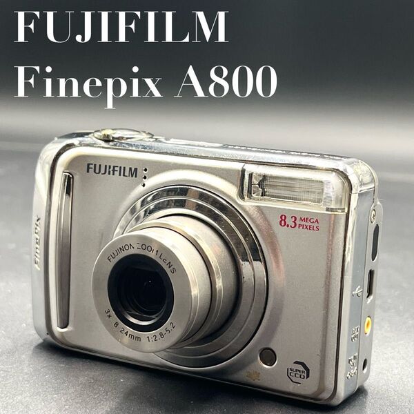 希少 単三電池 駆動 動作品 FUJIFILM A800 コンパクトデジタルカメラ FinePix 富士フィルム コンデジ