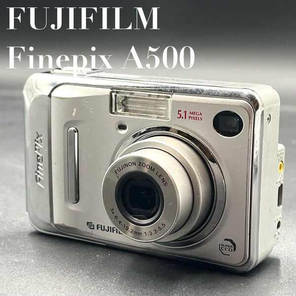 希少 単三電池 駆動 動作品 FUJIFILM A500 コンパクトデジタルカメラ FinePix 富士フィルム コンデジ