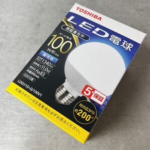 未使用 TOSHIBA 東芝 LED電球 LDG11D-G/100V1
