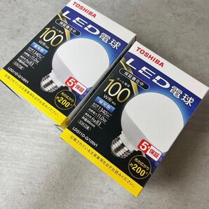 未使用 TOSHIBA 東芝 LED電球 LDG11D-G/100V1 2個セット