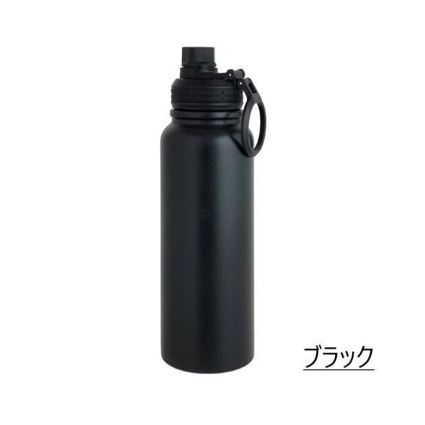 ステンレスボトル 1000ml ブラック 保冷 1L IMMEDI BOTTLE 氷が入れやすい ボトル 水筒 広口 直飲み