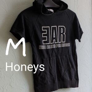 Honeys 半袖パーカー M