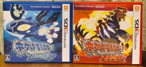 【3DS】 ポケットモンスター アルファサファイア&オメガルビー ソフト 2本セット