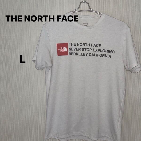 希少 レア THE NORTH FACE ザノースフェイス 白 Tシャツ ホワイト L ソフトな着心地 グラフィックTシャツ