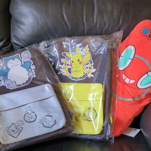 ポケモン プラチナムザッカリュック 2個セット ピカチュウ カビゴン&めちゃもふぐっとぬいぐるみ〜スマホロトム〜