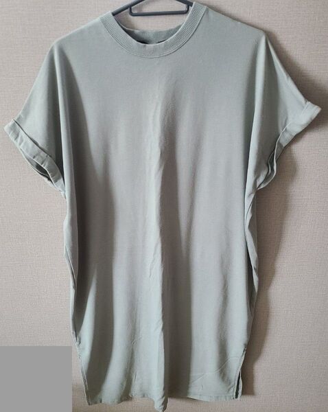 Tシャツ ワンピース ロング丈 半袖