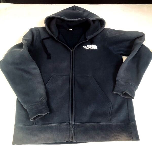 THE NORTH FACE バックスクエアロゴ フーディ パーカー M ザノースフェイス ジップアップパーカー