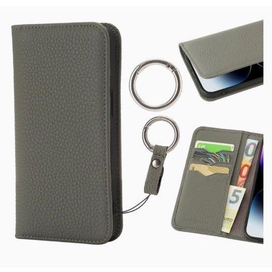 iPhone15 Pro Max ケース 手帳型 本革 スマホケース カード収納 マグネットなし 耐衝撃 日本メーカー