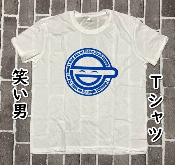 ▲棚:V_H7【Tシャツ 笑い男 (攻殻機動隊) Mサイズ #ホワイト】sa_wjig S06-02