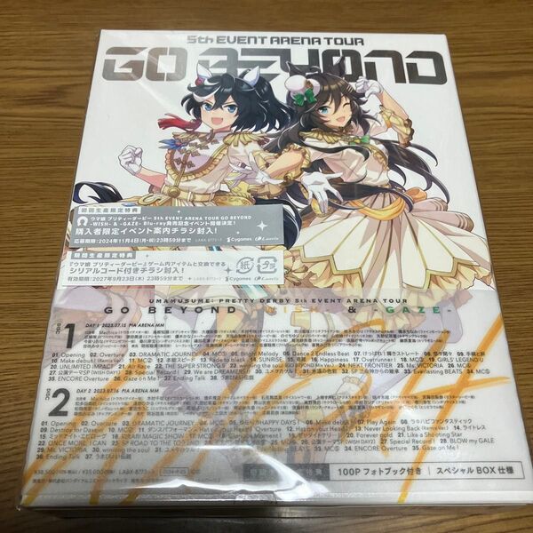 【新品同様】 ウマ娘 プリティーダービー 5th EVENT GO BEYOND WISH GAZE Blu-ray ブルーレイ