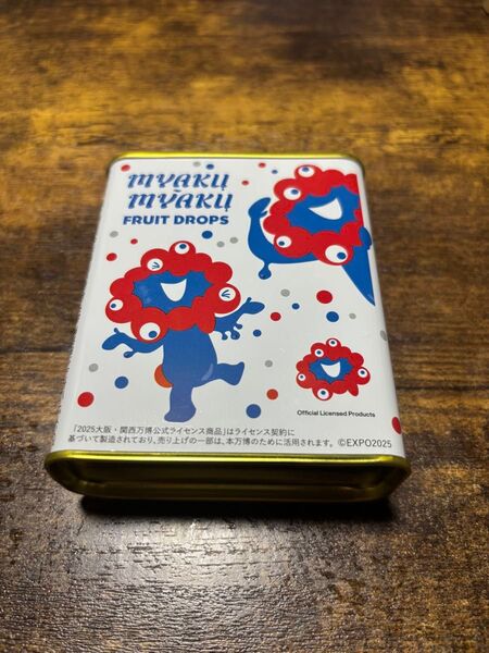 万博サクマドロップ 空缶 ミャクミャク