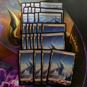 MTG 冠雪の山 30枚セット MH1 KHM