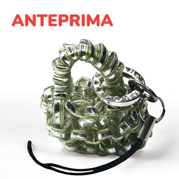 ANTEPRIMA バッグチャーム キーホルダー ラインストーン