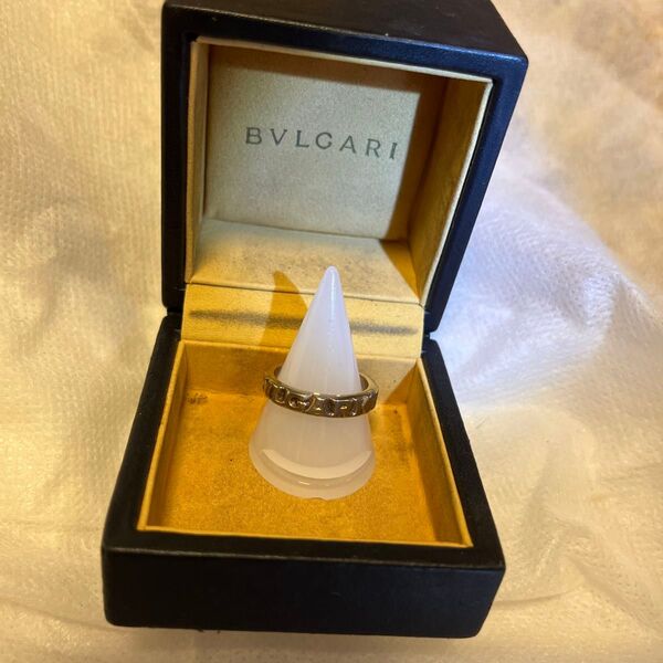 お値下 ヴィンテージ 希少 BVLGARI k18 ホワイトゴールド色 BVLGARI BVLGARIリング
