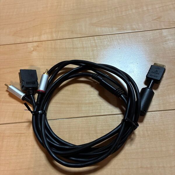 キレイ! ソニー純正品 PS2/PS3 D端子ケーブル SCPH-10510 画質向上 画像アップ プレイステーション2 SONY