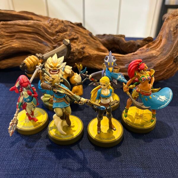 ゼルダの伝説 アミーボ 6体セット ブレスオブザワイルド 英傑 amiibo