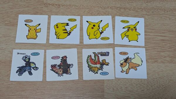 ポケモンパン ピカチュウ カイオーガ グラードン ホウオウ ブースター ポケモンデコキャラシール
