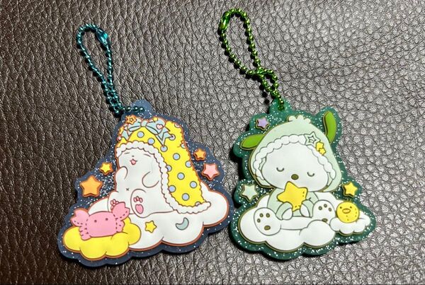 サンリオキャラクターズ ラバーマスコット 2個セット ポチャッコ まるもふびより