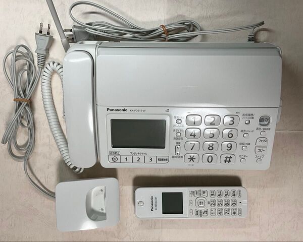 Panasonic KX-PD215DL-W パーソナルファックス おたっくす 子機1台タイプ