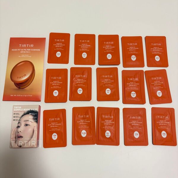 TIRTIR ティルティル AI フィルタークッション サンプルブック 試供品 サンプル