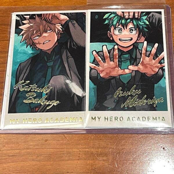 ヒロアカ 原画展 緑谷出久 爆豪勝己 メモリアルコレクション