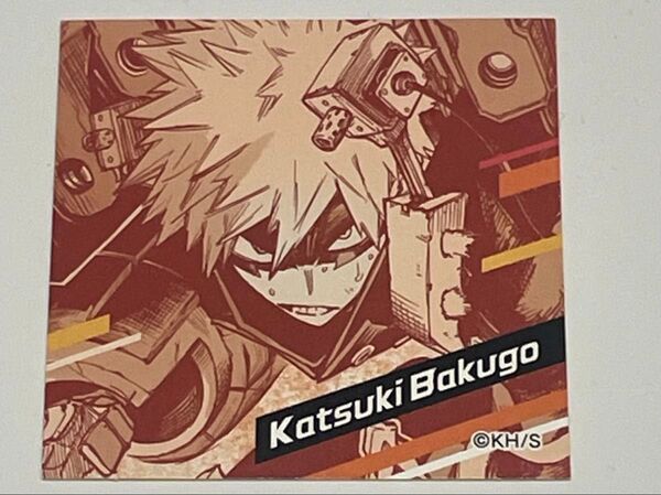 僕のヒーローアカデミア 原画展 スクエアステッカーコレクション 爆豪