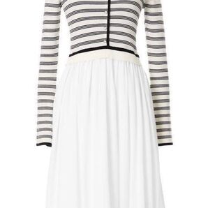 Herlipto Docking Knit Balloon Dress M