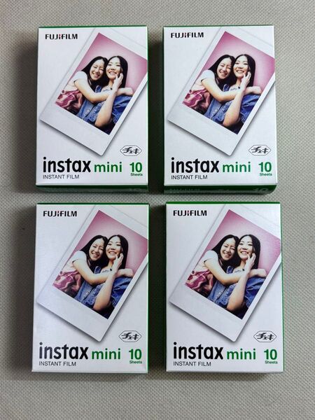 FUJIFILM instax mini フィルム 10枚入り 4パック チェキ用フィルム チェキフィルム