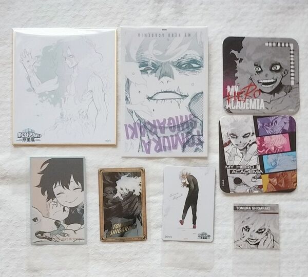 僕のヒーローアカデミア ヒロアカ 原画展 死柄木弔 転弧 色紙 ワンシーン メモリアル クリカ マグネット スクエア コースター