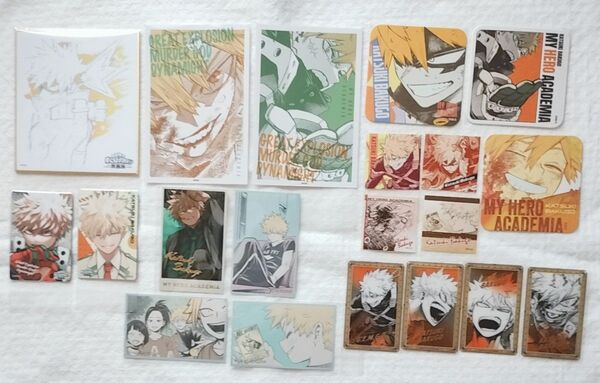 僕のヒーローアカデミア ヒロアカ 原画展 爆豪勝己 色紙 ワンシーンカード メモリアル クリカ マグネット スクエア コースター