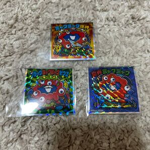 ミャクミャクマンチョコ シール 3種セット ウエハース ビックリマン ミャクミャク 万博